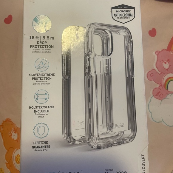 OtterBox Transparent Phone Case with Antimicrobial Feature - Picture 1 of 3